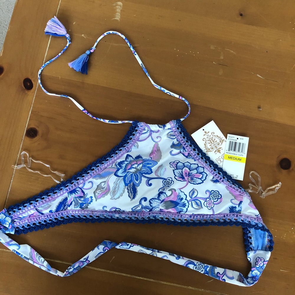 BECCA HALTER BIKINI TOP